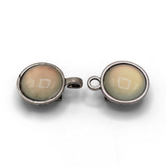 Bellagio aquarel wit zilverkleurig