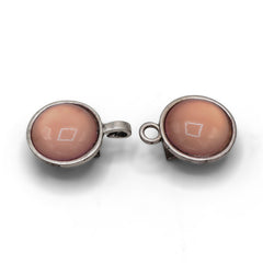 Bellagio aquarel roze zilverkleurig