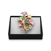 Magneet broche nr 304 fantasy goudkleurig