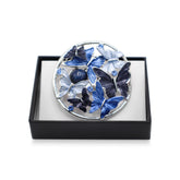 Magneet broche nr 305 fantasy zilverkleurig