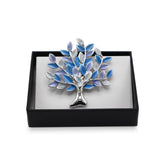 Magneet broche nr 307 fantasy zilverkleurig