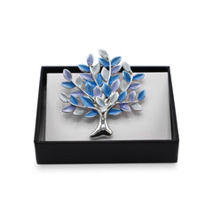 Magneet broche nr 307 fantasy zilverkleurig