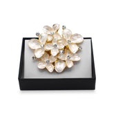 Magneet broche nr 321 fantasy goudkleurig