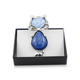 Magneet broche nr 324 fantasy zilverkleurig