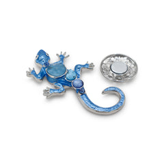 Magneet broche nr 325 fantasy zilverkleurig