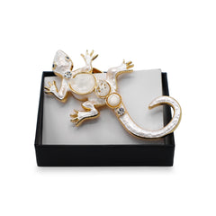 Magneet broche nr 326 fantasy goudkleurig