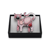 Magnetbrosche Nr.332 Fantasie Silberfarben