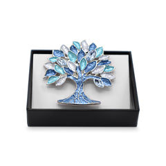 Magneet broche nr 339 fantasy zilverkleurig