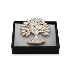 Magneet broche nr 341 fantasy goudkleurig