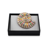 Magnetbrosche Nr.343 Fantasie Goldfarben