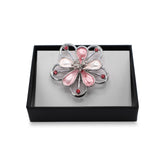 Magneet broche nr 356 fantasy zilverkleurig