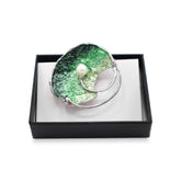 Magneet broche nr 361 fantasy zilverkleurig