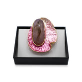 Magneet broche nr 365 fantasy goudkleurig