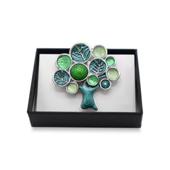 Magneet broche nr 367 fantasy zilverkleurig