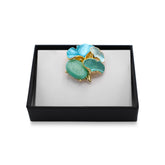 Magneet broche nr 378 fantasy goudkleurig