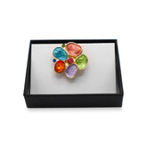 Magneet broche nr 382 fantasy goudkleurig