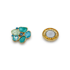 Magnetbrosche Nr.384 Fantasie Goldfarben