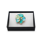 Magneet broche nr 384 fantasy goudkleurig