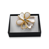 Magneet broche nr 391 fantasy goudkleurig