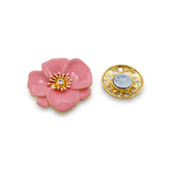 Magneet broche nr 395 fantasy goudkleurig