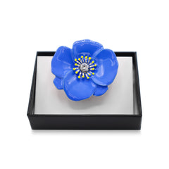 Magneet broche nr 396 fantasy zilverkleurig