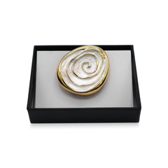 Magnetbrosche Nr.405 Fantasie Goldfarben