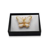 Magnetbrosche Nr.408 Fantasie Goldfarben