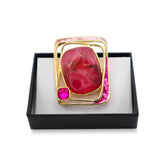 Magnetbrosche Nr.419 Fantasie Goldfarben