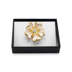 Magneet broche nr 429 fantasy goudkleurig