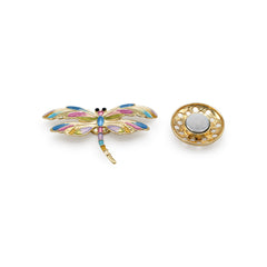 Magneet broche nr 443 fantasy goudkleurig