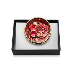 Magneet broche nr 485 fantasy goudkleurig