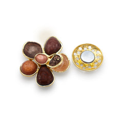 Spilla magnetica n. 468, stile fantasy, color argento