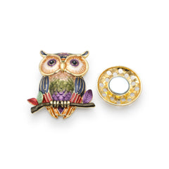 Magneet broche nr 498 fantasy goudkleurig