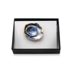 Magnetbrosche Nr.499 Fantasie Goldfarben