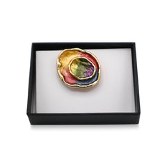 Magnetbrosche Nr.503 Fantasie Goldfarben