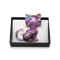 Magneet broche nr 537 fantasy goudkleurig