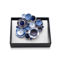 Magneet broche nr 541 fantasy goudkleurig