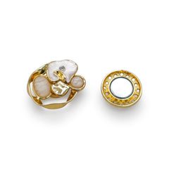 Spilla magnetica n. 468, stile fantasy, color argento
