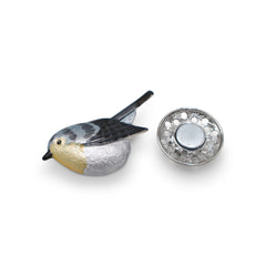Spilla magnetica n. 468, stile fantasy, color argento