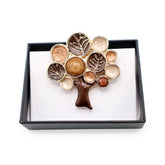 Magnetbrosche Nr. 184 Fantasie Goldfarben