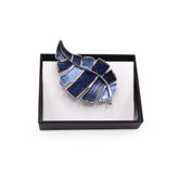 Magneet broche nr 256 fantasy zilverkleurig