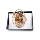 Magneet broche nr 197 fantasy goudkleurig