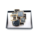 Magneet broche nr 200 fantasy goudkleurig