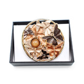 Magneet broche nr 172 fantasy goudkleurig