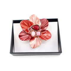 Magneet broche nr 202 fantasy goudkleurig