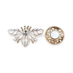 Magneet broche nr 177 fantasy goudkleurig