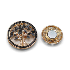 Magneet broche nr 148 fantasy goudkleurig