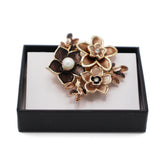 Magneet broche nr 115 fantasy goudkleurig