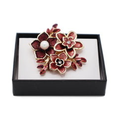 Magnetbrosche Nr. 118 Fantasie Goldfarben