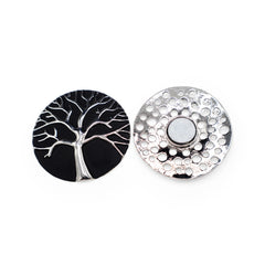 Magnetbrosche Nr. 192 Fantasie Silberfarben